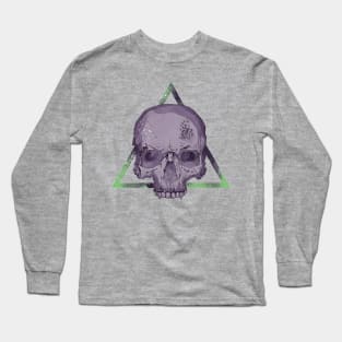 Purple Skull Long Sleeve T-Shirt